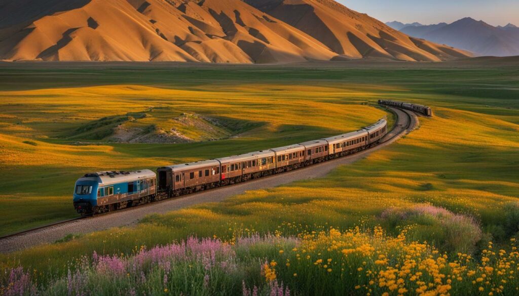 silk road by train